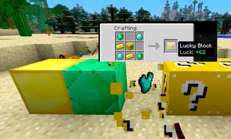 Lucky Block MOD for Minecraft PE - Lucky Race Map APK برای دانلود اندروید