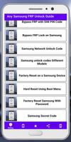 Any Samsung FRP Unlock Guide スクリーンショット 1