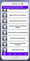 Any Samsung FRP Unlock Guide 截图 1