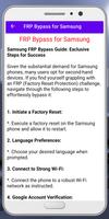 Any Samsung FRP Unlock Guide スクリーンショット 2