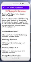 Any Samsung FRP Unlock Guide 截图 2