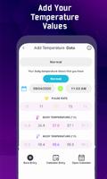 Body Temperature Checker: Tracker Diary capture d'écran 1