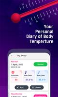 Body Temperature Checker: Tracker Diary capture d'écran 2