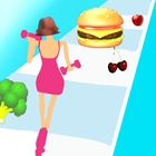 Body Race Run 3d fat 2 fit icon