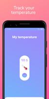 Body temperature thermometer tracker app for fever 海報