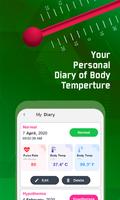 Body Temperature Tracker : Fever Diary capture d'écran 2