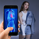 Xray body scanner Camera Cloth ícone