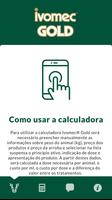 Calculadora Ivomec Gold imagem de tela 1
