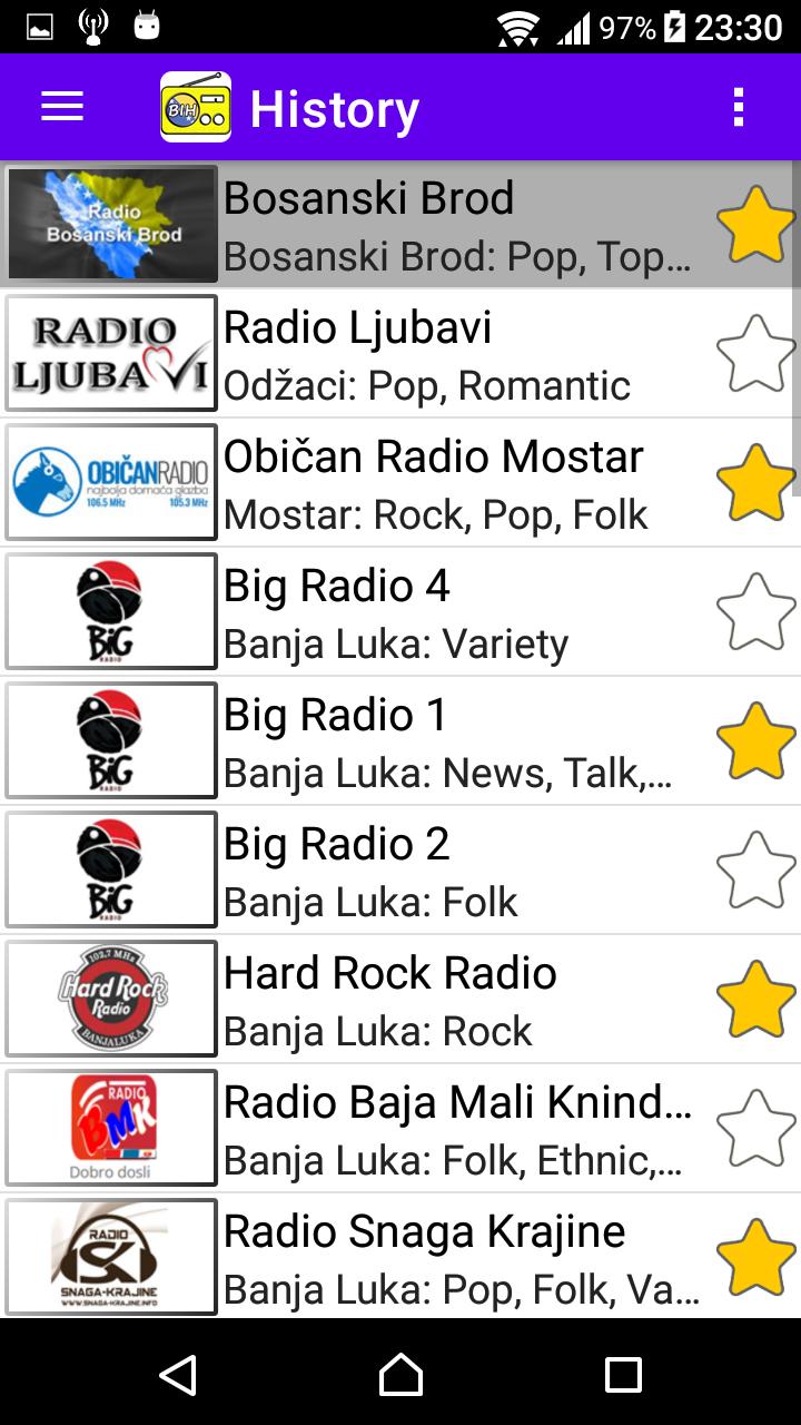 Radio Stanice - Bosna, FM Internet Radio Uživo für Android - APK  herunterladen