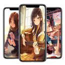 Guitar n Girl Wallpaper & Live APK