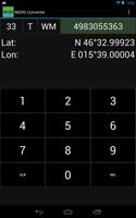 برنامه‌نما MGRS Converter عکس از صفحه