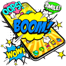 Boom chat text theme APK