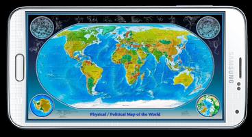 World Map Plakat