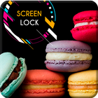 Macarons Rainbow Sweet Candy Screen Lock icône