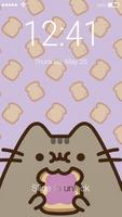 Pusheen Cute Cat Kitten Screen Lock Wallpaper โปสเตอร์