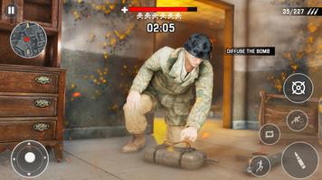 WW Gun War: 戦争 ゲーム 銃戦闘 銃撃 陸軍 スクリーンショット 3