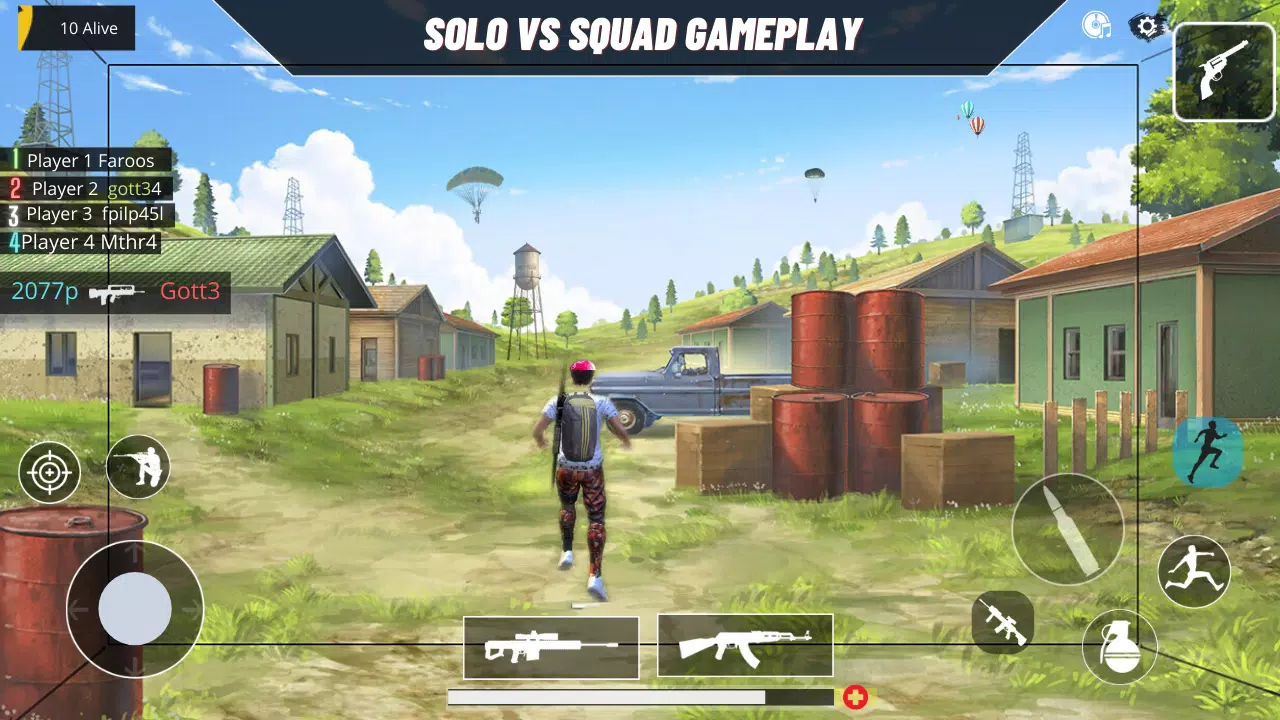 Android 用の ソロvsスクワッドラッシュチームフリーファイアバトルシューティング Rpg ストライク Apk をダウンロード