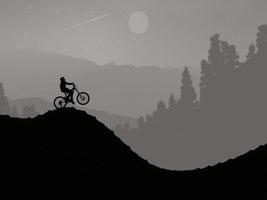 Extreme Mountain Bike Racing Poster