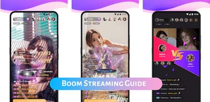 Boom live sTreaming Apps Guide الملصق