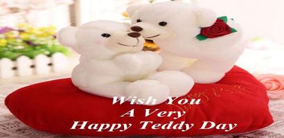 Teddy Day GIF Greeting. Affiche