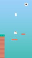 Square bouncing bird Poster