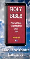 Holy Bible (NIV) New International Version 1984 poster