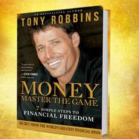 Money master the game BY Tony Robbins ポスター