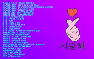 Lagu KPOP 2023 - Offline Bona imagem de tela 1
