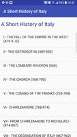 A Short History of Italy capture d'écran 2