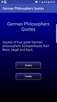German Philosophers Quotes poster