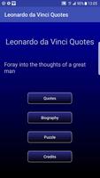 Leonardo da Vinci Quotes ポスター