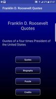 Franklin D. Roosevelt Quotes 포스터