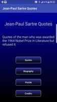 Jean-Paul Sartre Quotes poster