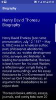 Henry David Thoreau Quotes постер