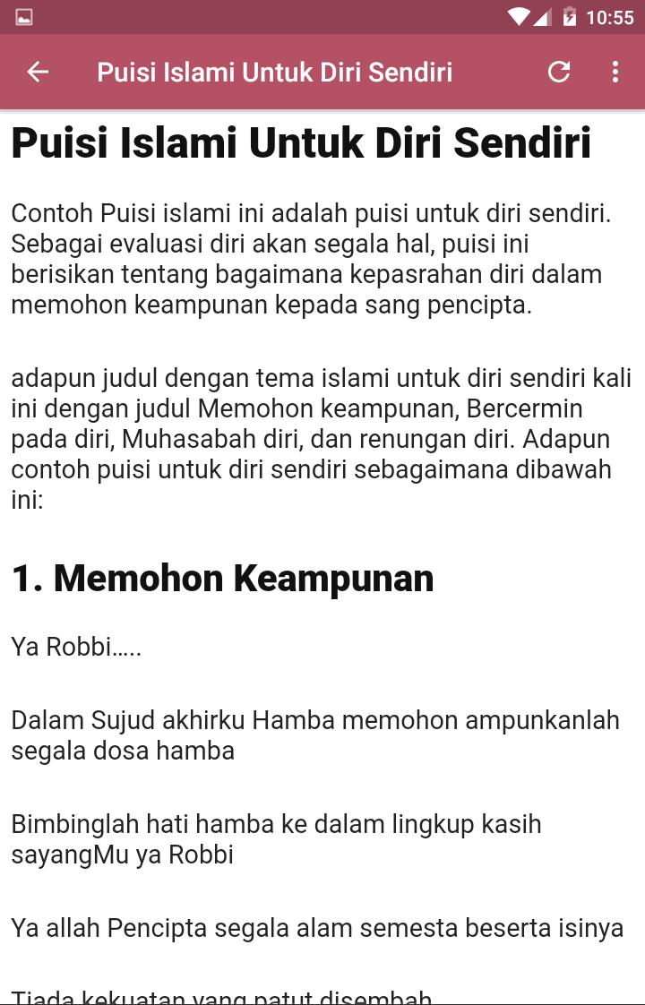 Free Gambar Puisi Agama Islam For Android Apk Download Terbaru by Cikimm.com