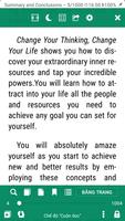Change Your Thinking, Change Your Life Plakat