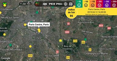 La pollution de l'air Affiche