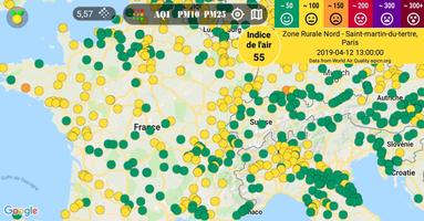 La pollution de l'air capture d'écran 1