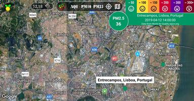 Mapa da poluição do ar imagem de tela 2