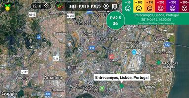 Mapa da poluição do ar imagem de tela 2