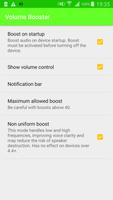 Volume Booster captura de pantalla 1