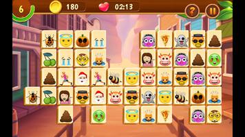 Game Onet Puzzles Emoticon captura de pantalla 1