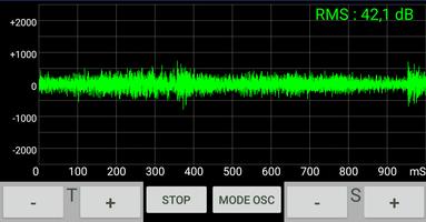 Sound Oscilloscope Affiche