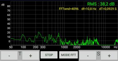 برنامه‌نما Sound Oscilloscope عکس از صفحه