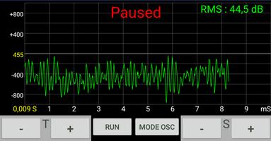Sound Oscilloscope captura de pantalla 3