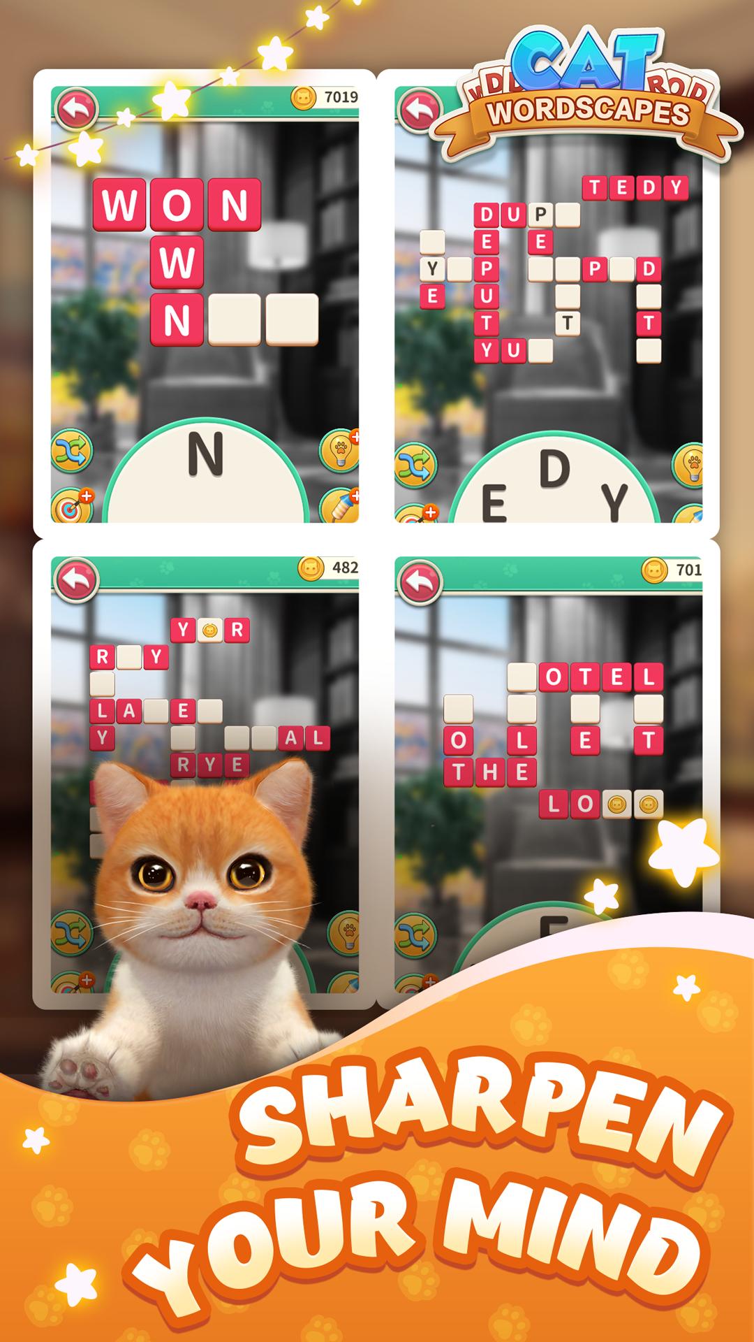 Cat Wordscapes - Puzzle Game APK pour Android Télécharger Cat Wordscapes - Puzzle Game APK pour Android Télécharger