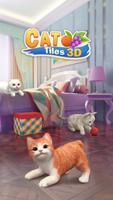 Triple Match - Cat Tiles 3D الملصق