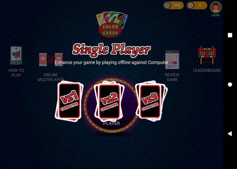 OhNO Color Cards Online Multiplayer Game APK per Android Download