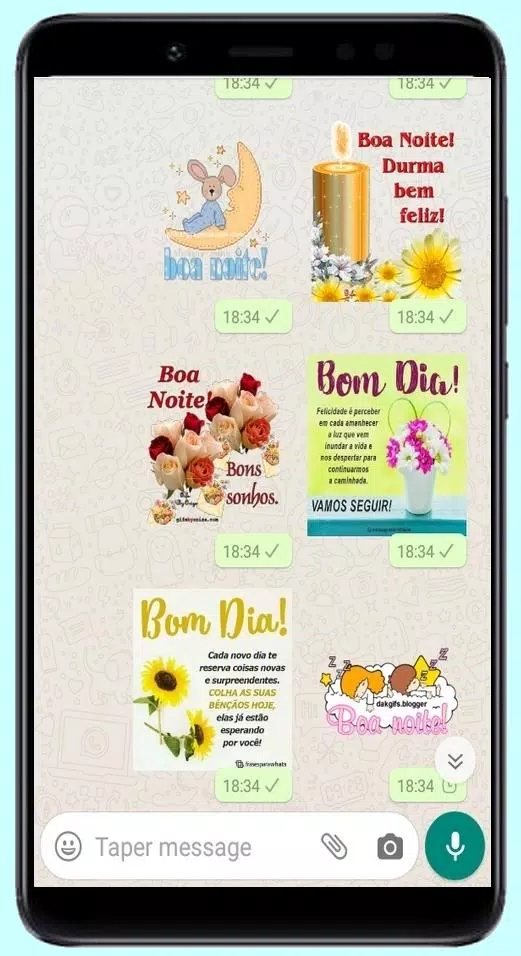 Descarga de APK de Figurinhas de Bom Dia, Boa Tarde e Boa Noite para Android Descarga de APK de Figurinhas de Bom Dia, Boa Tarde e Boa Noite para Android