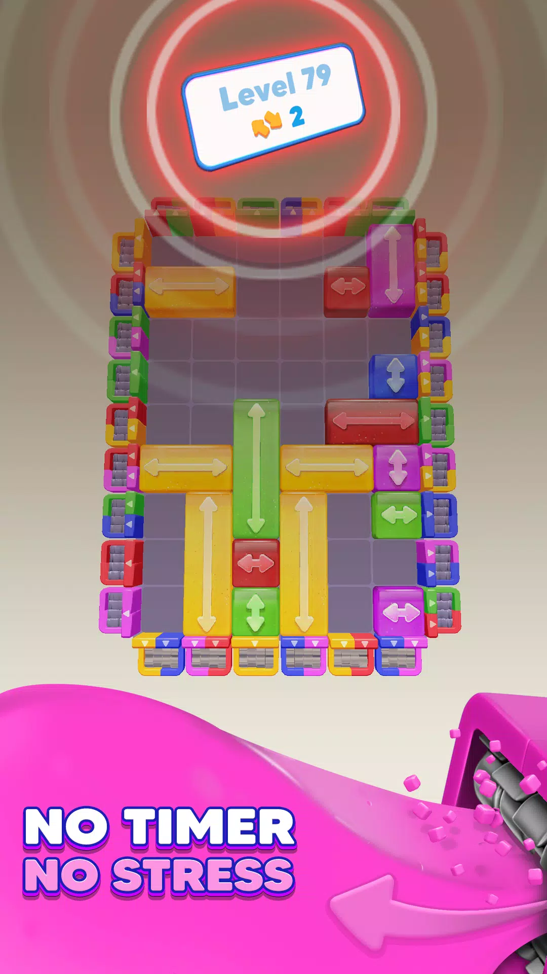 Color Blocks 3D: Slide Puzzle